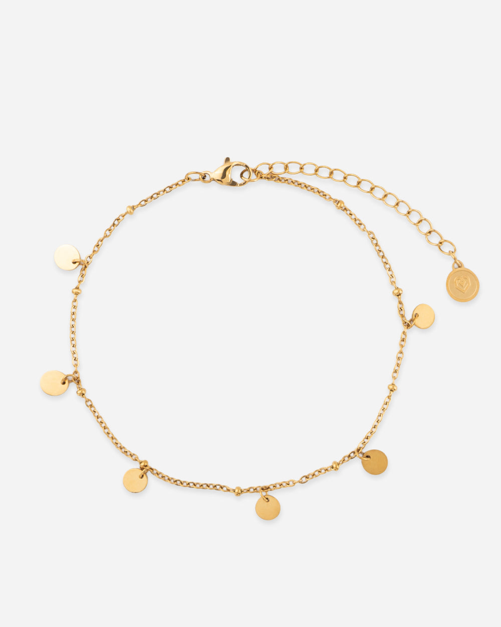 FUSSKETTCHEN Boho-Münzen - Gold