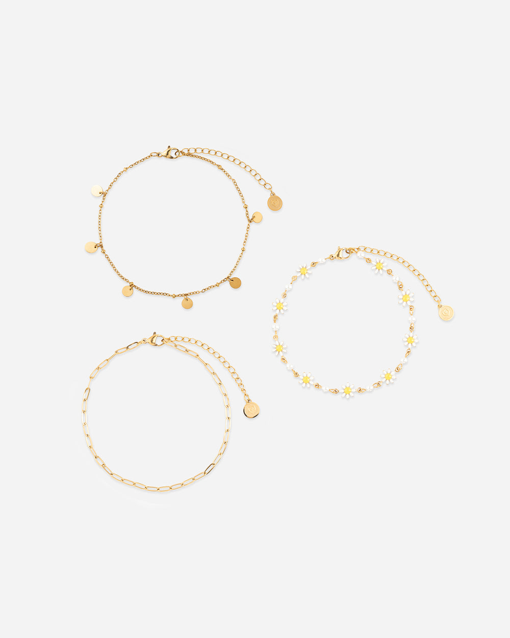 FUSSKETTCHEN Boho-Münzen - Gold