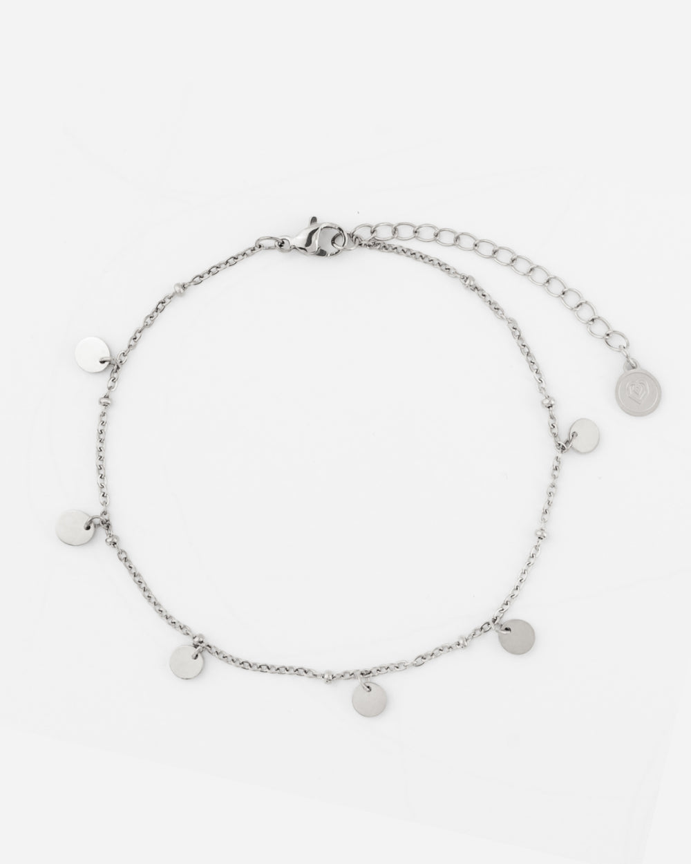 FUSSKETTCHEN Boho-Münzen - Silber