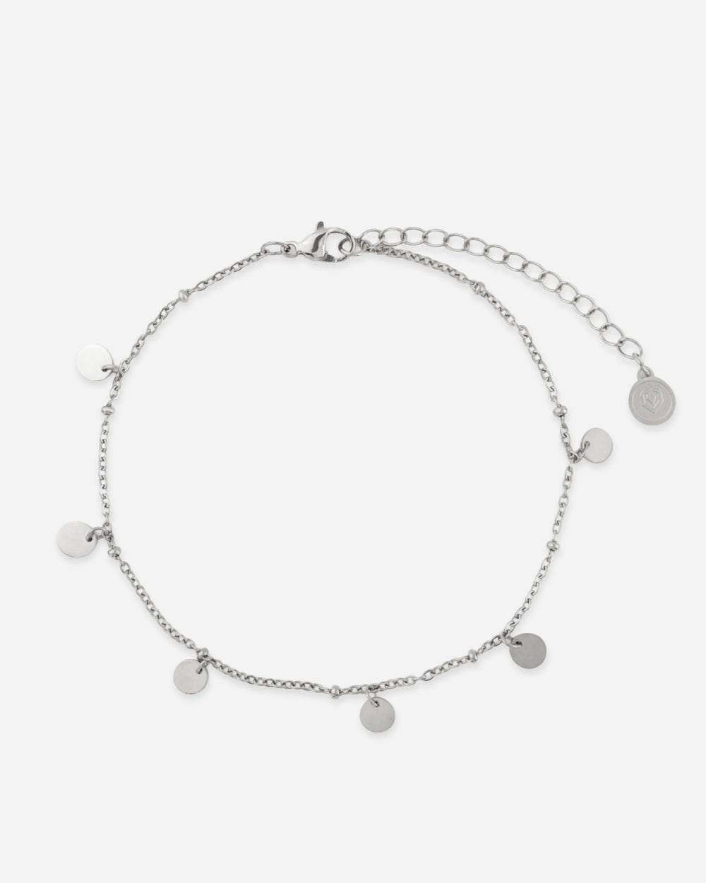 FUSSKETTCHEN Boho-Münzen - Silber
