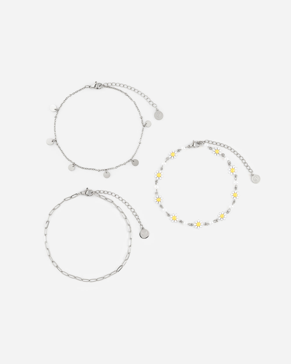 FUSSKETTCHEN Boho-Münzen - Silber