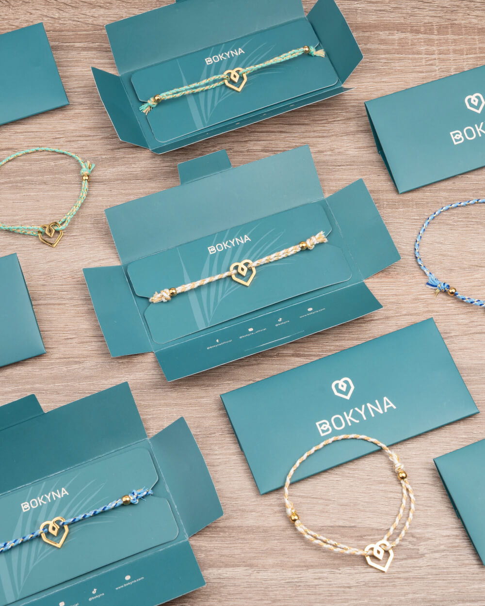 ARMBAND Blaues Herz