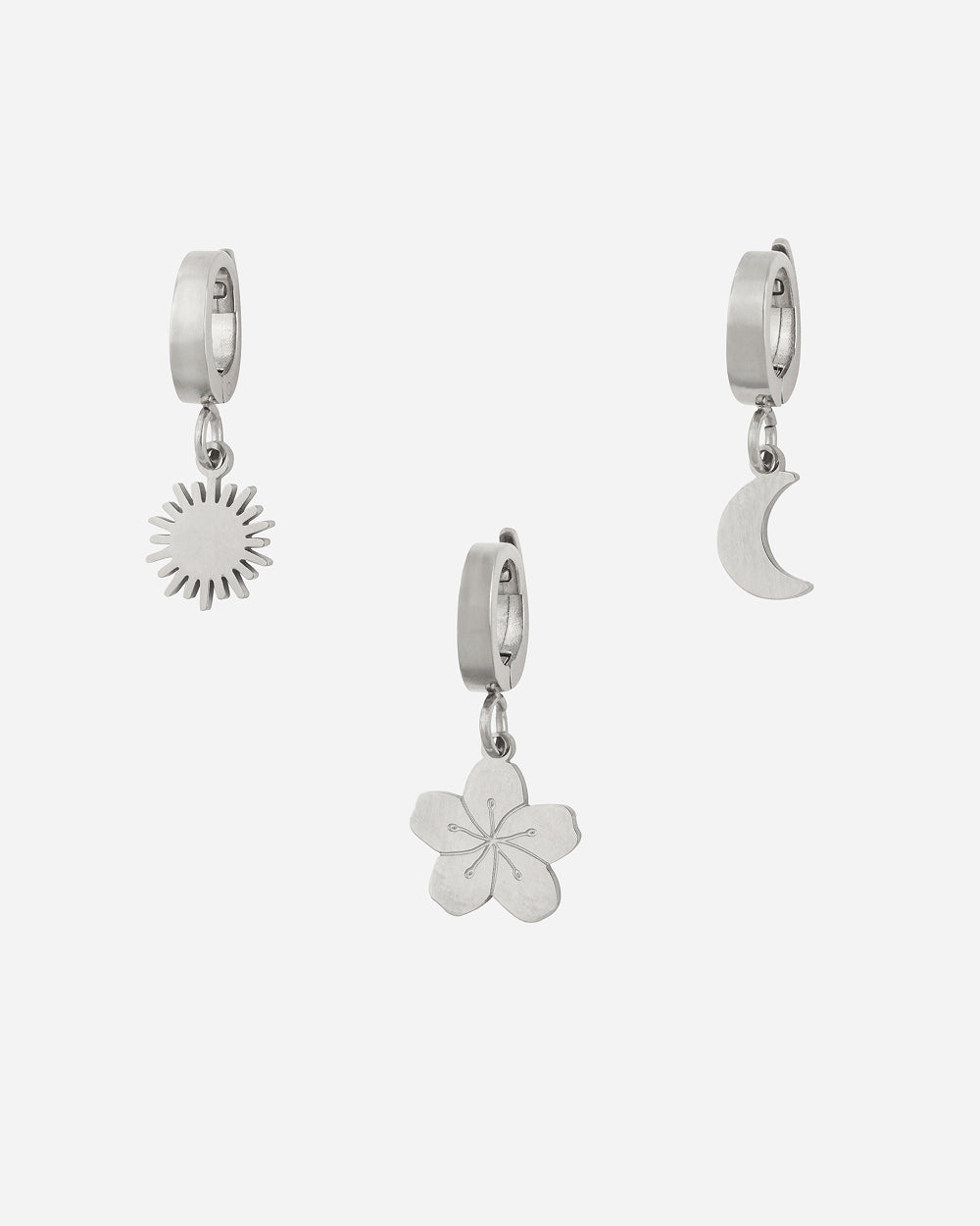 ANHÄNGER-Set Natur - Silber