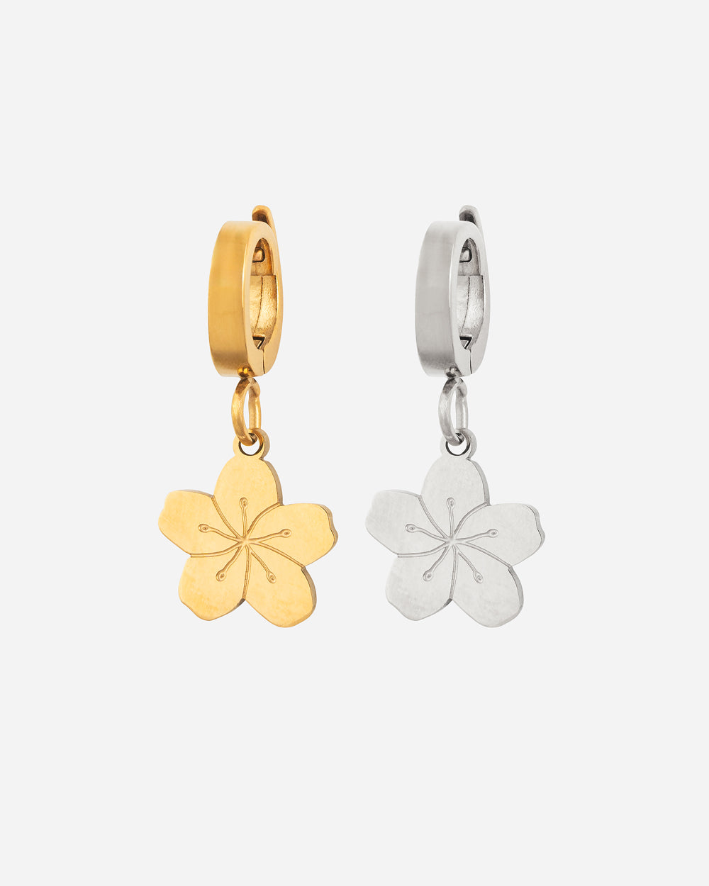 ANHÄNGER Tropische Blume - Gold